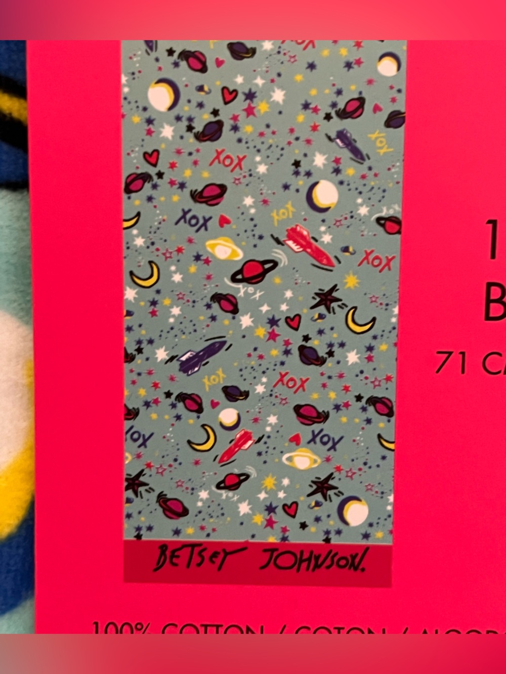 Betsey Johnson Space Adventure Beach Towel - Picture 2 of 4